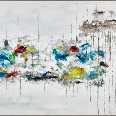 Services - 'Boreal' - Œuvre originale - 130x170 cm. - PERSPECTIVA 10