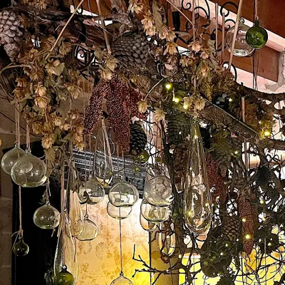 Autres décorations de Noël - Boule en verre recyclé - LA MAISON DAR DAR
