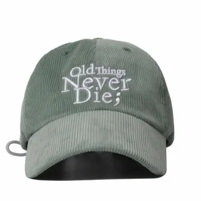 Hats - [ONGO] Corduroy Flower Knot Cap - KCDF