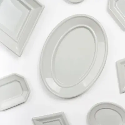 Cadeaux - MUJAGI] Assiette à lait Large_Oval/Polygon/Dia - KCDF