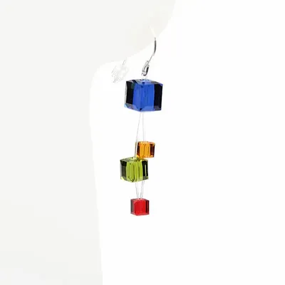 Bijoux - Boucles d'oreilles CUBE - MIRAVIDI