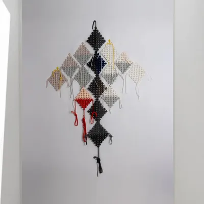 Stores extérieurs - Paravent THE KNOT • Extérieur intérieur • Décor mural • Corde Textile - SARAH ALOISI PARIS