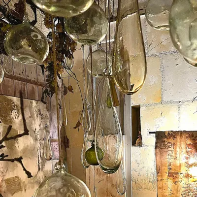 Outdoor decorative accessories - Boule de verre soufflé - LA MAISON DAR DAR