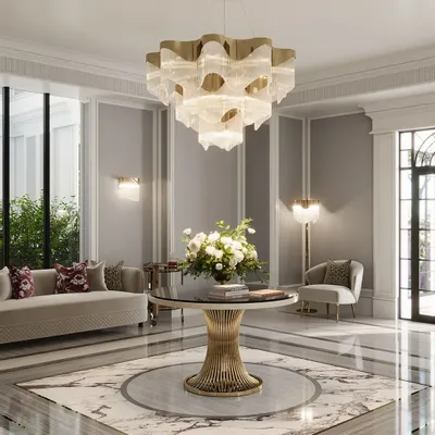 Ceiling lights - Flow Chandelier - CASTRO LIGHTING