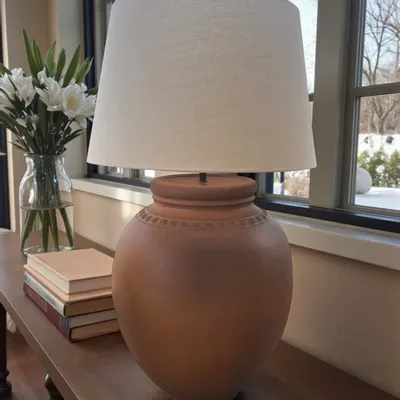 Lampes de table - Terracotta no.67 - Luminaire en céramique fait main - ARTISAN BY MF