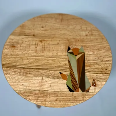 Tables basses - Table Café Renard - EBÉNISTERIE CONTEMPORAINE MIOSSEC