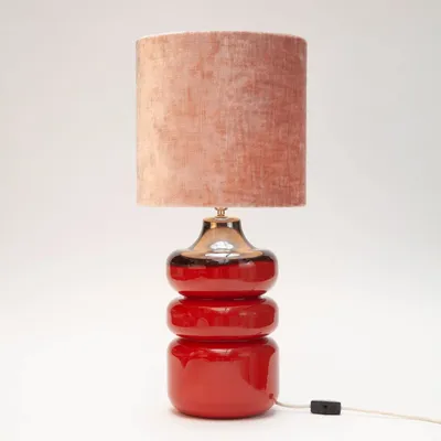 Table lamps - PANO3 RED Table Lamp - LUCE DI LEDA