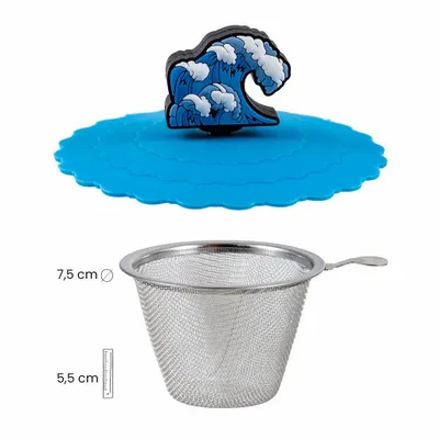 Café et thé - Set de tasse avec couvercle et filtre - JAVIER SA