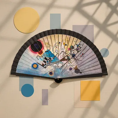 Gifts - Kandinsky Folding Fan “Composition 8”. - JAVIER SA