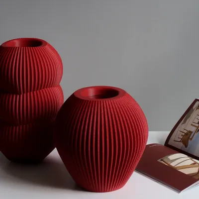 Vases - VASE À FLEURS TEXTURÉ DONA 22 cm - MENDELEK STUDIO