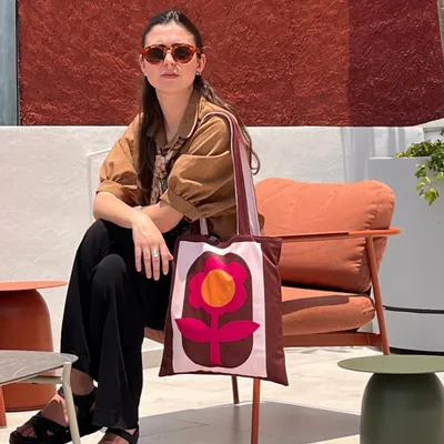 Sacs et cabas - Tote velours HANA réversible. - MIYAKO