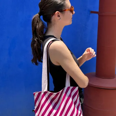 Bags and totes - HANA reversible velvet tote. - MIYAKO