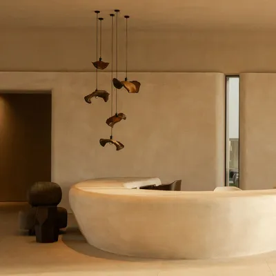 Suspensions - Sculptures lumineuses en cascade - SANDY POUGET-SCULPTEUR