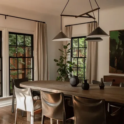 Suspensions - Emily Group of Three – Suspension sculpturale à trois lumières - MOSS OBJECTS