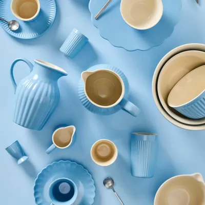 Everyday plates - Blue Bell – new colour in the Mynte® collection - IB LAURSEN