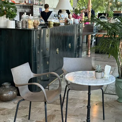 Chairs for hospitalities & contracts - ERBI MOKA CHAIR, painted steel frame for indoor and outdoor use - STILFIBRA