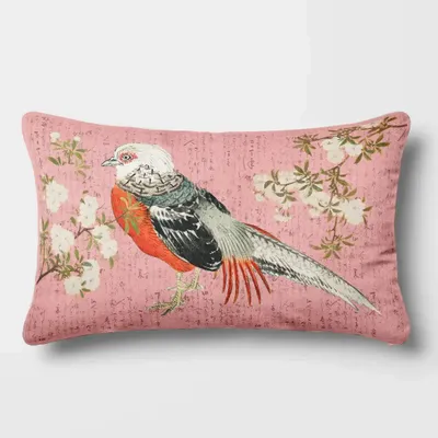 Linge - Splendeurs d'Edo 11 - Housse Coussin Velours 30cm x 50cm - LAURE WELFLING - DJEBELI