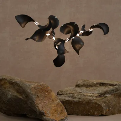 Suspensions - Dune 20 Cluster — Luminaire architectural sculptural modulaire - MOSS OBJECTS