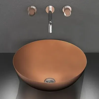 Sinks - Tonino Lamborghini Moonshine Design Aluminum Basin - SOPHA INDUSTRIES SAS
