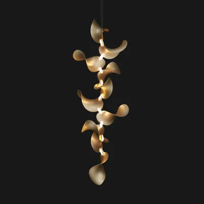 Suspensions - Dune 10 Vertical Cluster - Suspension modulaire linéaire sculpturale - MOSS OBJECTS