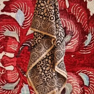 Plaids - AWESOME HOME – Bout de lit Jute de Coton bois d’ébène - AWESOME HOME