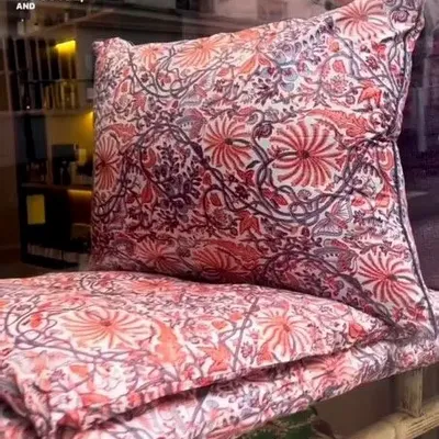 Design textile et surface - Courte pointe Winter Fall & Coussins assortis - AWESOME HOME