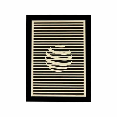 Paintings - Wooden Sphere Wall Art - WOODILLUSION