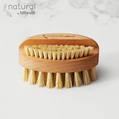 Cosmétiques - Brosse à ongles 100 % naturelle certifiée FSC® à double remplissage - NATURAL BY HILLBRUSH