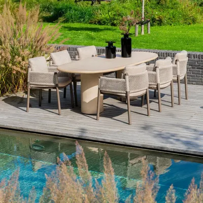 Fauteuils - Savanne dining set Terre - 4 SEASONS OUTDOOR