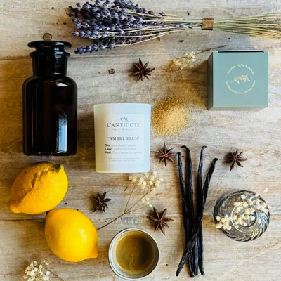 Bougies - AMBRE BRUN - L'ANTIDOTE