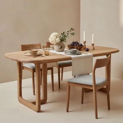 Tables de jardin - Table d'extérieur en teck Primavera - RAW MATERIALS