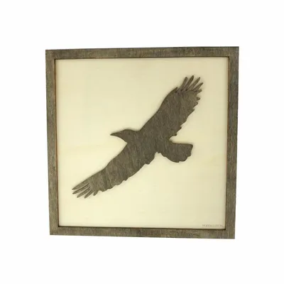 Paintings - Wooden Eagle Wall Art - WOODILLUSION