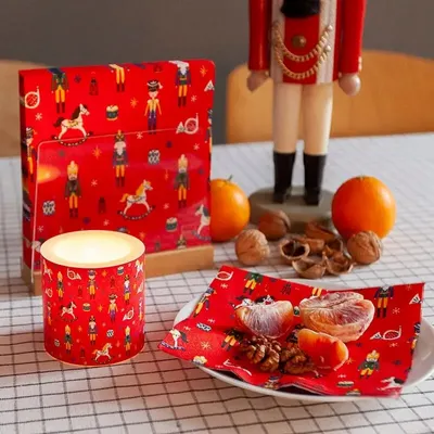 Serviettes - Serviettes en papier red Christmas toys - KARENA INTERNATIONAL