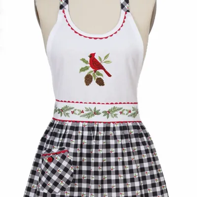 Tabliers de cuisine - tablier winter cardinal - KARENA INTERNATIONAL