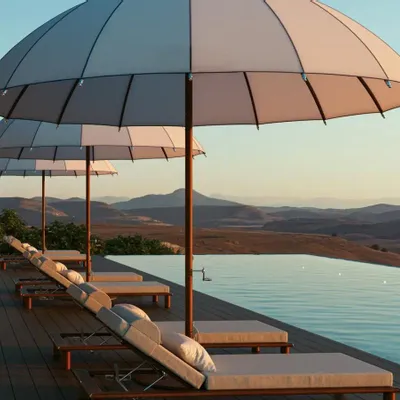 Parasols - Ocean Master MAX Bolero & MAX Bolero: Ombré Blossom - TUUCI