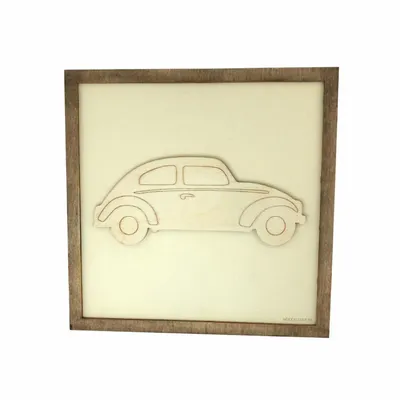 Paintings - Wooden Car Wall Art 1 - WOODILLUSION