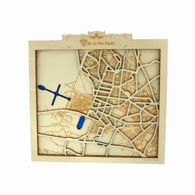 Paintings - Wooden Versailles (Sun King City) Wall Art - WOODILLUSION