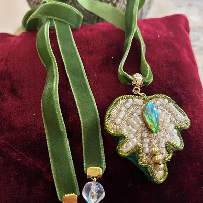 Jewelry - Leaf necklace - FIL MAIN