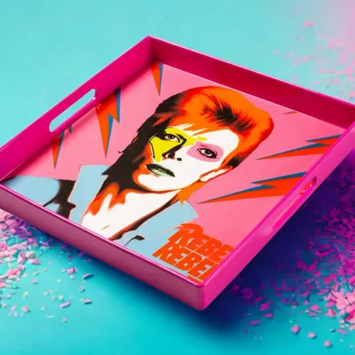 Plateaux - Plateaux Laqués - BLUE SHAKER