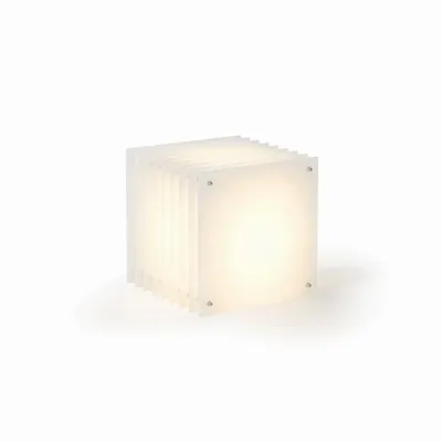 Lampes de bureau  - Lampe LOP grand carré en acrylique laiteux - BANG