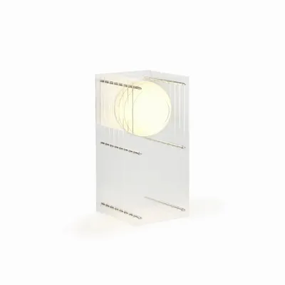 Lampes de bureau  - Lampe LOP petit rectangle en acrylique transparent - BANG