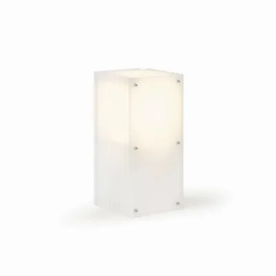 Desk lamps - LOP lamp small rectangle in milky acrylic - BANG