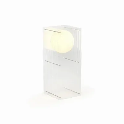 Floor lamps - LOP lamp big rectangle in clear acrylic - BANG