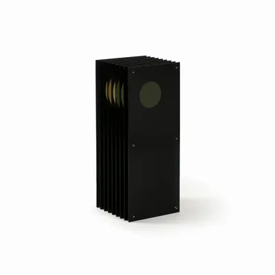 Lampes de bureau  - Lampe LOP grand rectangle en acrylique gris foncé - BANG