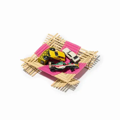 Trays - Đan Catch-all in pink - BANG