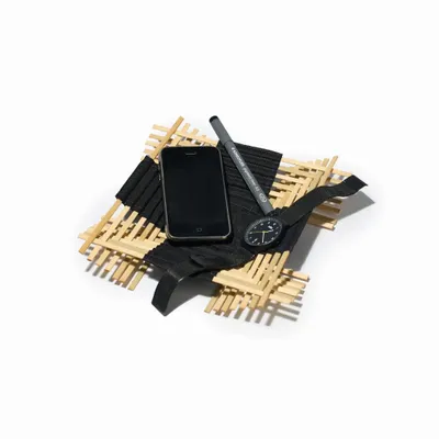 Trays - Đan Catch-all in black - BANG