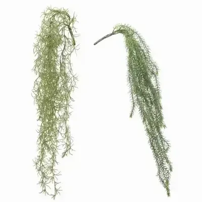 Floral decoration - Artificial bleached foliage trail – 2 assorted models - LIGNE DÉCO