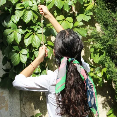 Scarves - Les Minis Les Belles Vagabondes Silk Scarves - LES BELLES VAGABONDES