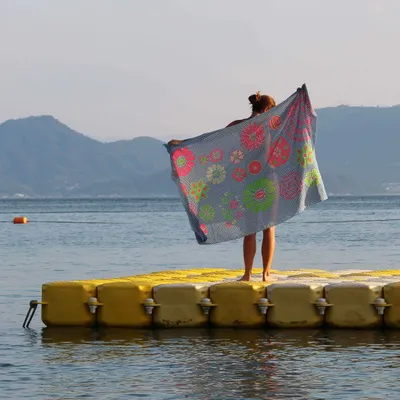 Foulards et écharpes - Foulards en coton BIO LES BELLES VAGABONDES - LES BELLES VAGABONDES