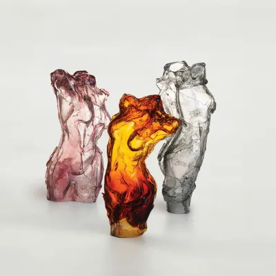 Verre d'art - Buste de Femme en Verre de Murano - WAVE MURANO GLASS